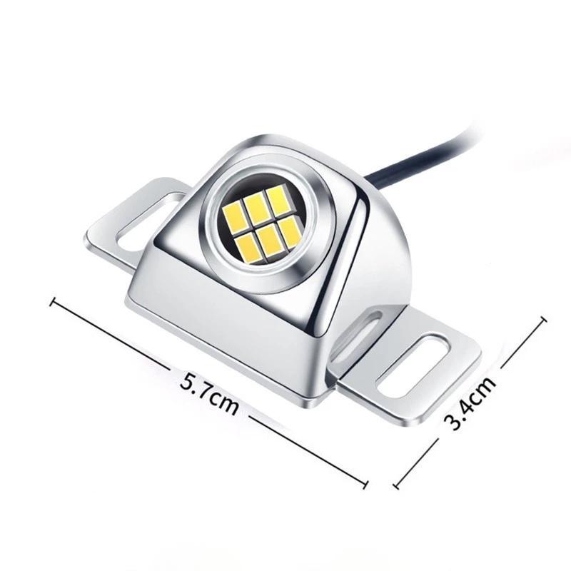 Автомобильные фонари заднего хода высокой яркости, мигающий предупреждающий фонарь для движения задним ходом, универсальная мотоциклетная парковочная светодиодная лампа с электрическим глазом, модифицированная лампа