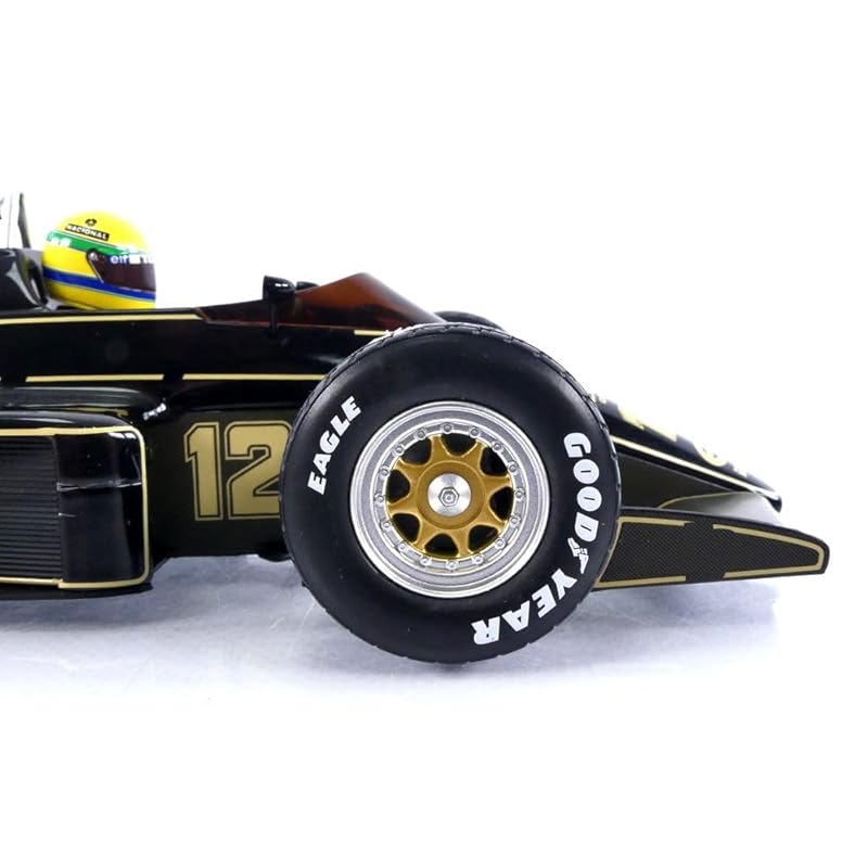 Minichamps 1/18 Lotus Renault 97T Senna Portugal GP1985 дождевые шины Готовый продукт