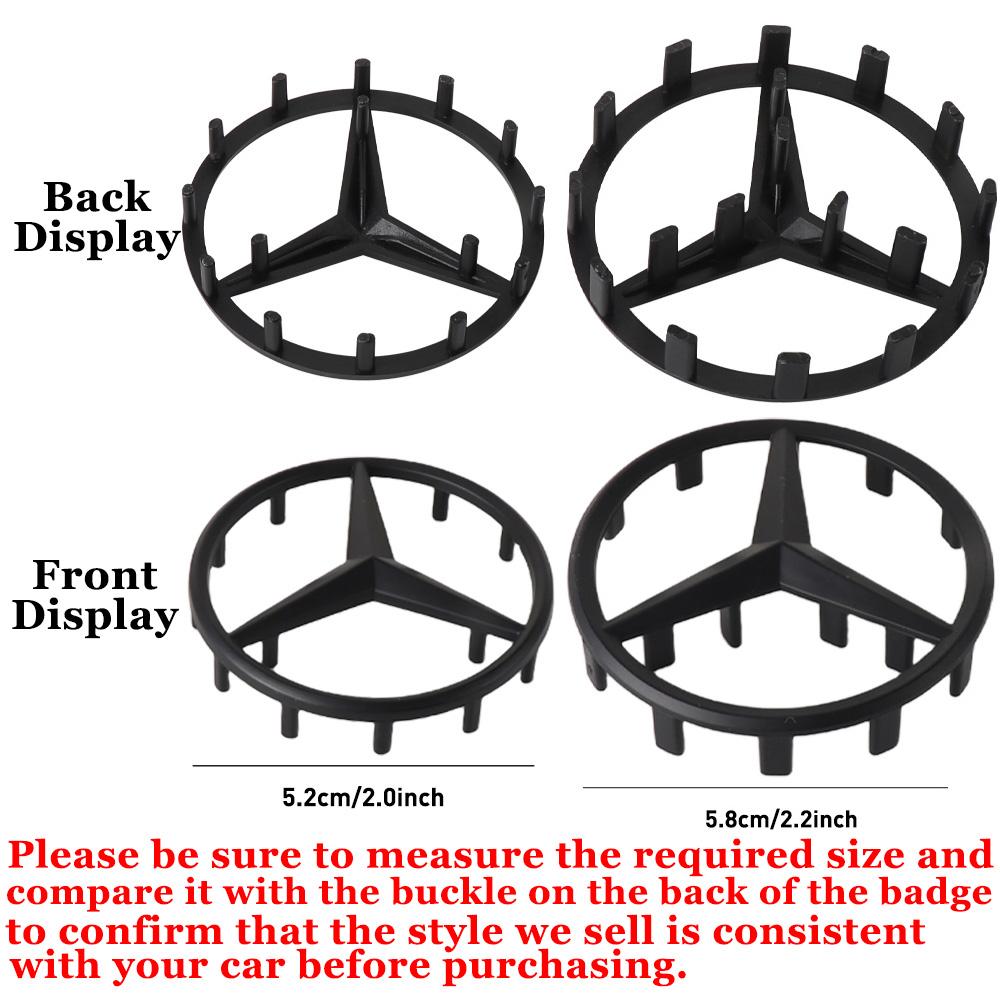 Hot Car Sticker Car Steering Wheel Badge Replacement Sticker for Mercedes Benz AMG A B R G Class GLK GLA CLA GLB GLC E200 V177 W