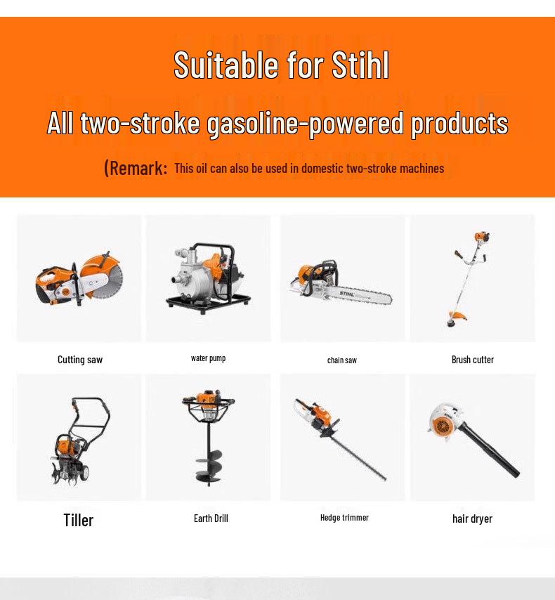 Моторное масло STIHL 2T для воздуходувок, бензопил и кусторезов, 50:1 Смешать