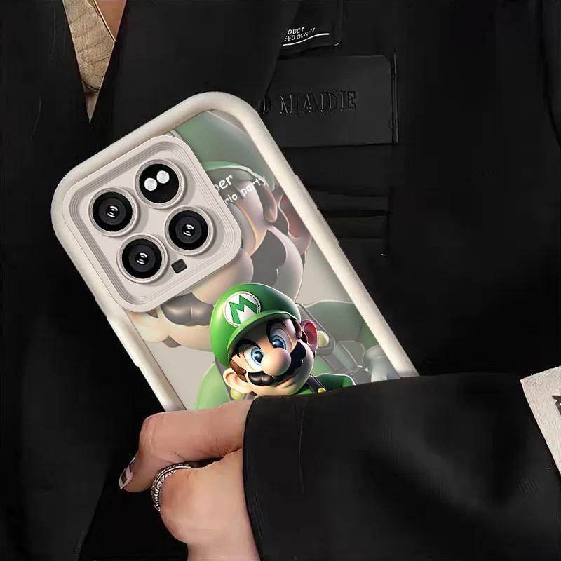 Чехол Super M-Marios Bros для Xiaomi Mi 14 13 13T 12 12T 11 11T Pro Lite 12X 12S POCO F6 F5 X5 X3 NFC Мягкий силиконовый чехол Funda