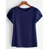 Summer Lotus Women Short Sleeve Blouse Tops Ladies Loose T Shirt Casual Top Tee