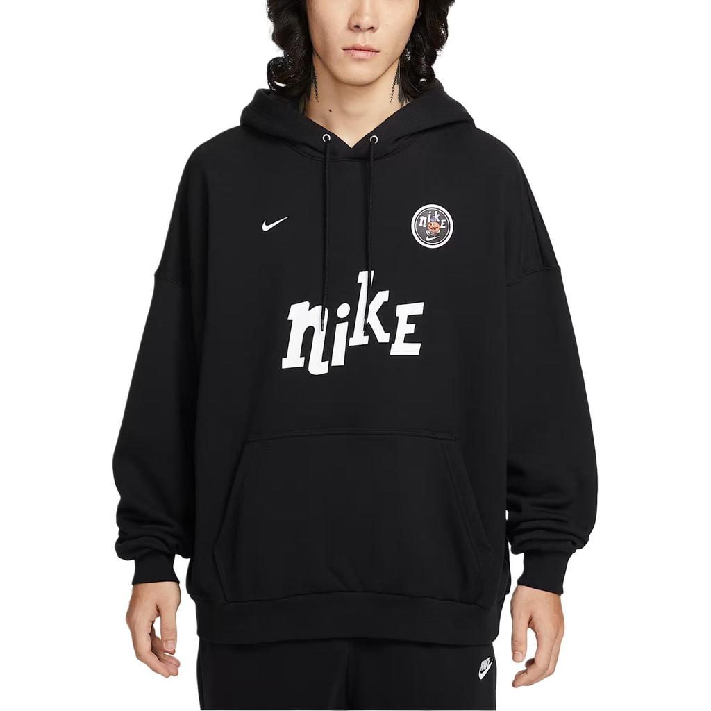 Nike Толстовки Мужские Черные С Капюшоном Несъемный Средняя IM9356-010