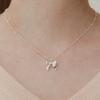 (925 Silver) Sally Ribbon Necklace NZ2159