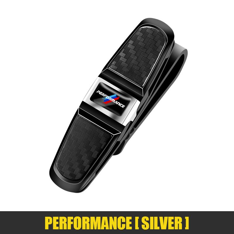 LLIT4 BMW Car Sun Visor Glasses Clip Ticket Card Storage Clamp For E60 E70 E39 Performance E90 X7 E92 E91 F20 E46 F30 F40 F10 E36 E87