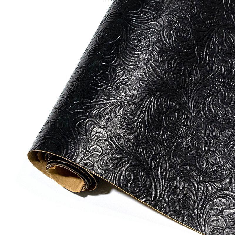 50x138СМ Обои с узором Pteris Самоклеящаяся кожаная накладка для ремонта Ручная работа DIY Приклейка для ремонта прикроватной тумбочки, дивана, салона автомобиля