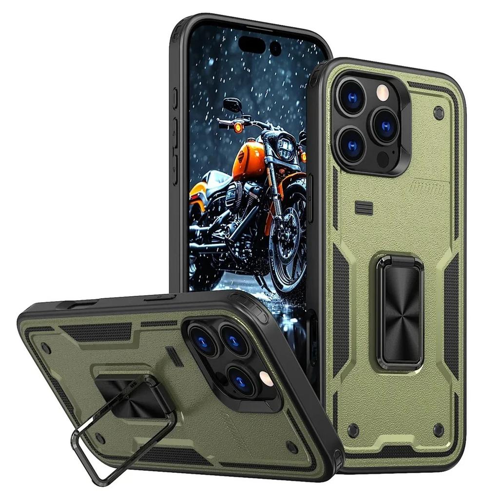 Magnetic Holder Stand Cover For Redmi Note 14 13 12 14C 13C 12C 13R Xiaomi 14T POCO M6 X6 Pro 4G 5G Shockproof Armor Phone Case