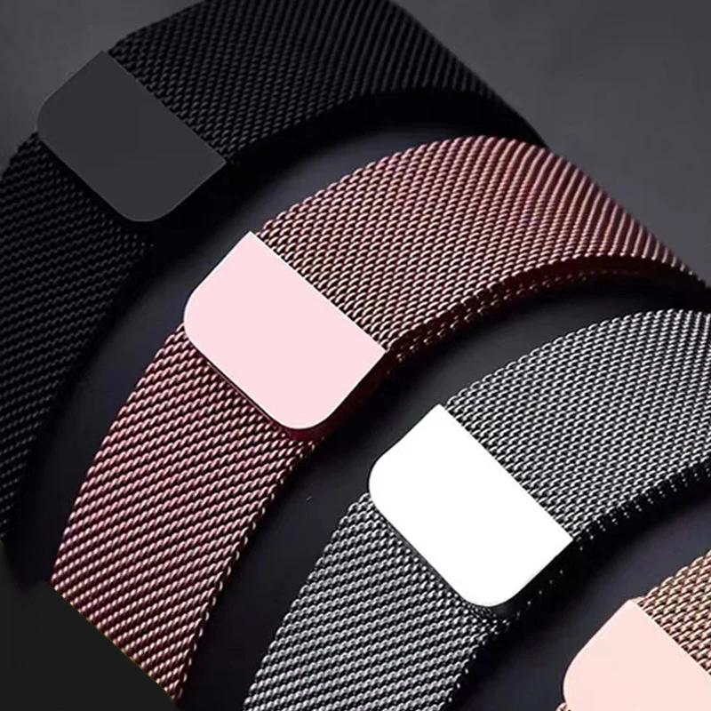 Strap For Apple Watch Band 46mm 44mm 45mm 40mm 42mm 41mm 49mm Milanese Loop correa Bracelet iWatch Series 11 10 Ultra 2 9 8 SE 3