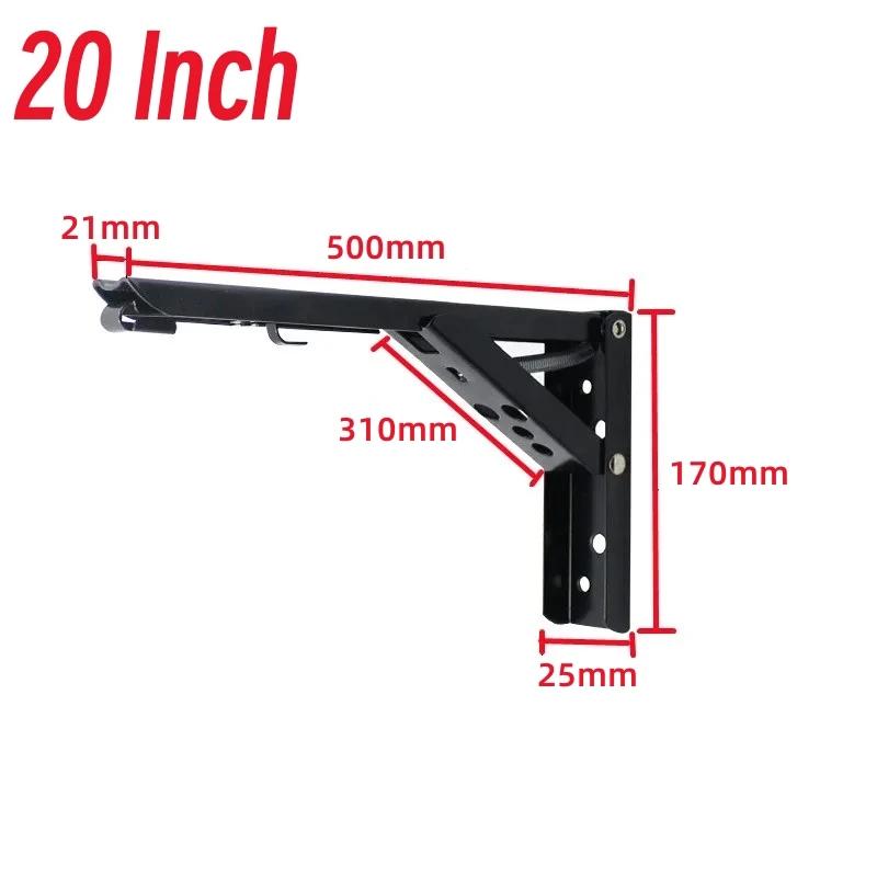 2-упаковочных сверхпрочных складных кронштейна для полок для верстака 12/20-дюймовый настенный кронштейн из нержавеющей стали L-образной формы для настенной поддержки