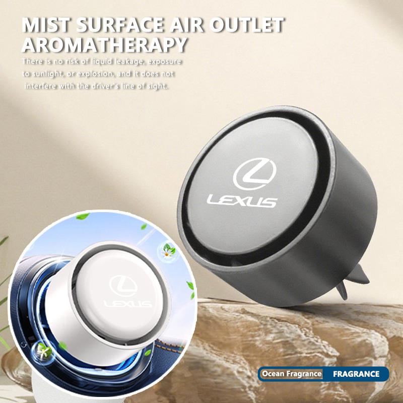 YOM1 For Lexus Car Air Outlet Aromatherapy Clip Vent Solid Perfume Freshener RX350 IS250 IS200 GS300 LX570 RC350 UX250h ES350