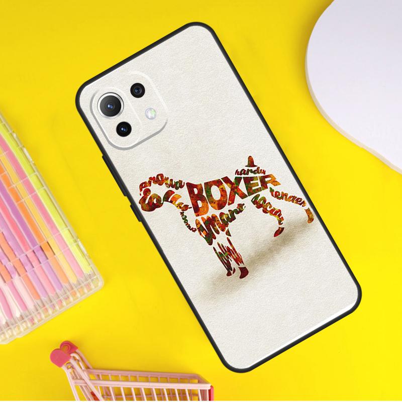 Boxer Dog Puppy Cover For Xiaomi 14 13 Ultra 11T 12T 13T 14T Pro POCO X7 Pro X3 X5 F3 F5 F6 M6 X6 Pro Case