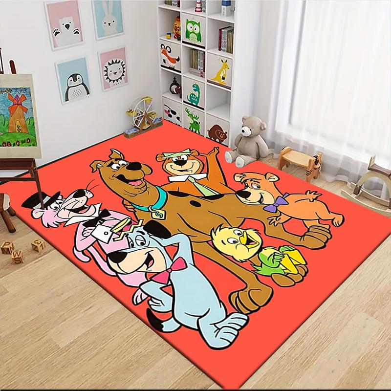 1Pc Scoobydoo Mystery Solvers Carpet Rug Customizable Soft Washable Antislip Home Living Room Sofa Mats Personalized Rug 0917154