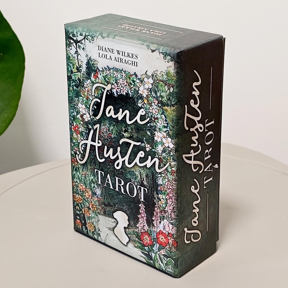 Таро Джейн Остин в жесткой коробке - Колода для гадания в стиле романтики Регентства 12*7 см для любителей литературы, колода из 78 карт
