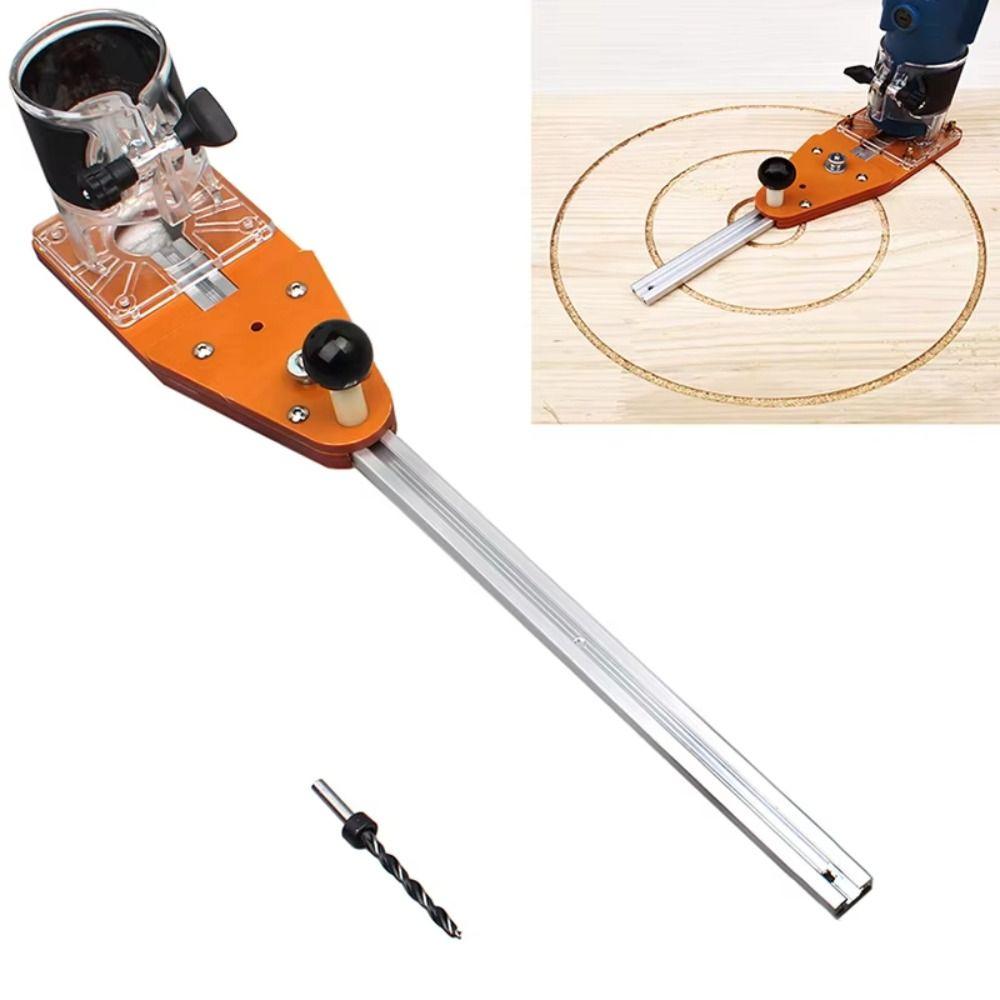 Fixing Bolts Circle Cutting Jig Adjustable Guide Router Circle Cutter Trimming Machine  Woodworking