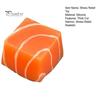 Salmon Stress Relief Toy Thick Cut Squeeze Toy, Realistic Food Sensory Portable Reliever Slow Rising Cube Fidget for Home Office School