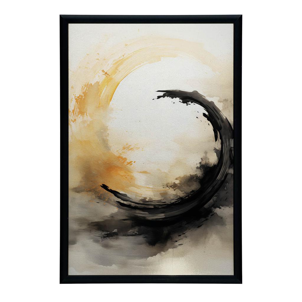Istota Równowagi Istota Równowagi, 30X40 Cm, Rama Drewniana Biała, Papier Matowy 230 Gsm