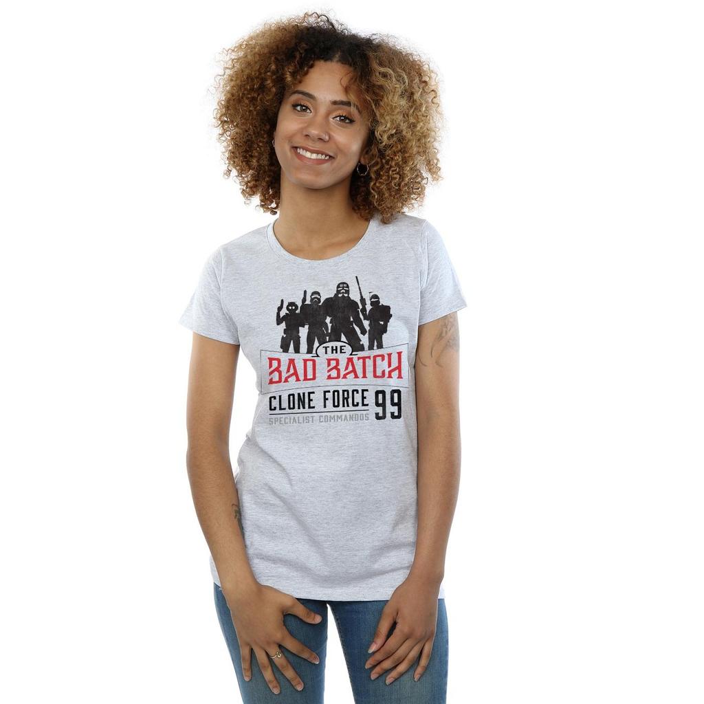STAR WARS Женская/женская хлопковая футболка The Bad Batch Clone Force 99