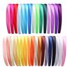 1.5cm Solid Headbands Satin Headband DIY Crafts Hairband Colorful Head Bands for Girls Women Thin Elastic Hair Hoop Accessories