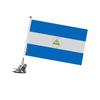 Drapeau - Nicaragua - 27 X 35 Cm - Mât À Ventouse - Polyester - Impression Recto/verso