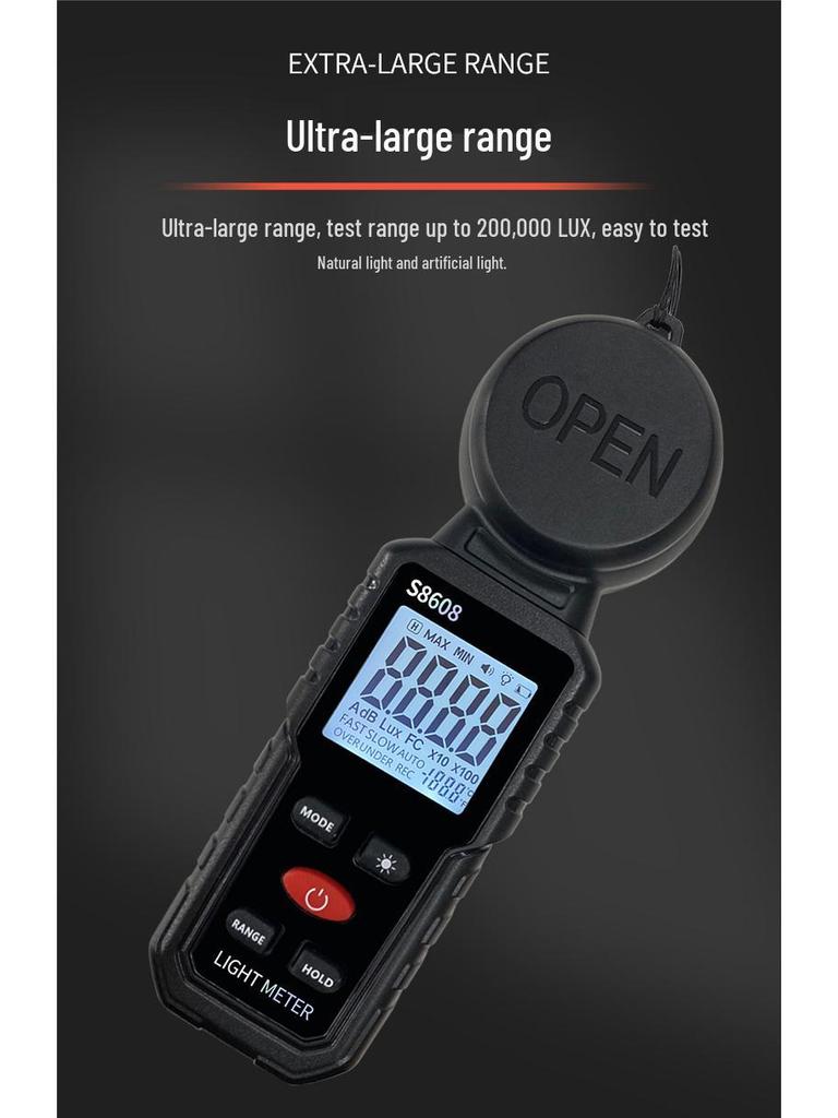 Высокоточный цифровой люксметр - Измеритель освещенности и люменов