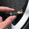 CKNJU1 4Pcs Aluminum Alloy  Car Tire Valve Cap Auto Accessories For Honda Civic Fit Jazz Accord Pilot CRV Odyssey Passport City Shuttle