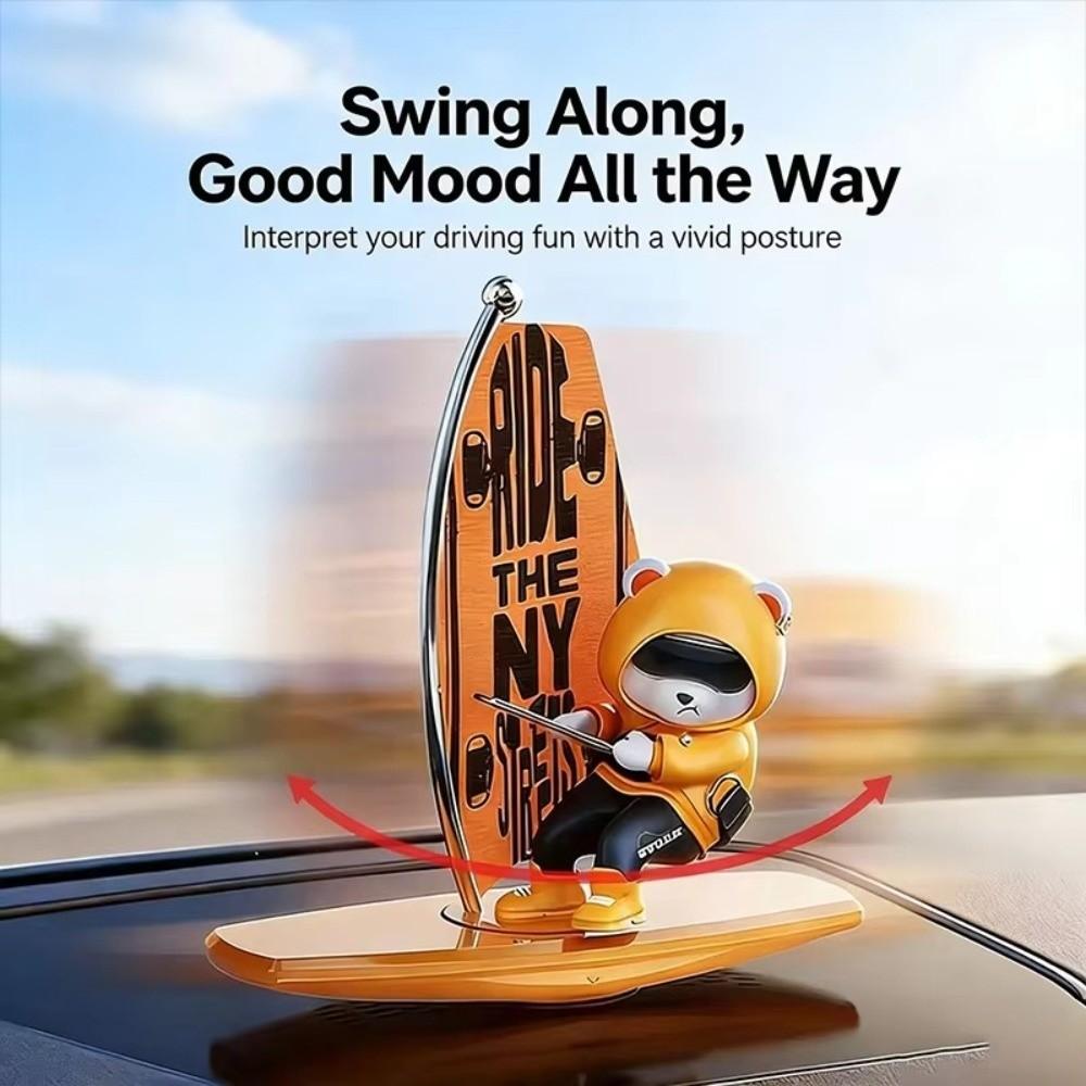 Automatic Car Dashboard Decorations Cartoon Car Decorations Car Interior Accessories