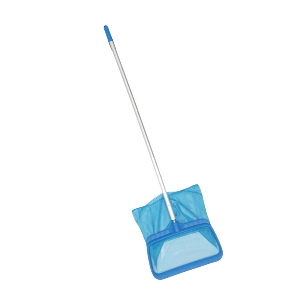 Сачок для бассейна Сетка для очистки листьев в бассейне Алюминиевый очиститель бассейна Сетка-грабли с мелкой ячейкой Принадлежности для аквариума/фонтана