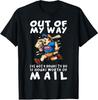 Postal Worker Funny Delivery Mailman Run Cute Present Unisex T-Shirt