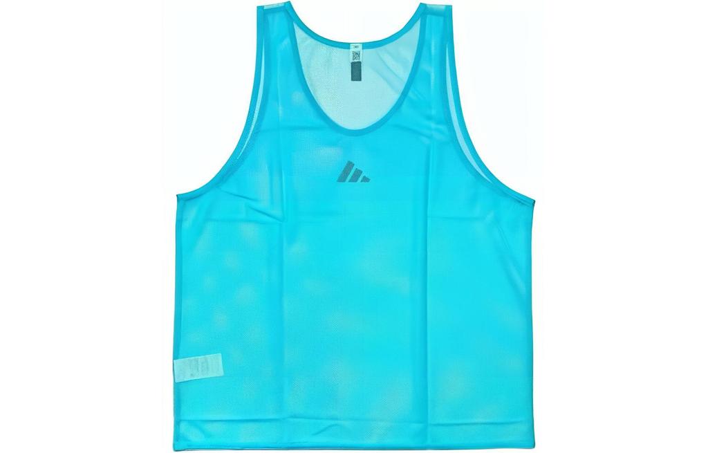 adidas Мужские майки синие с круглым вырезом тонкие прямого кроя HP0733