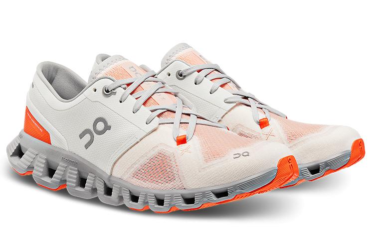 On Running Cloud X 3 Ivory Alloy Женские 60.98252