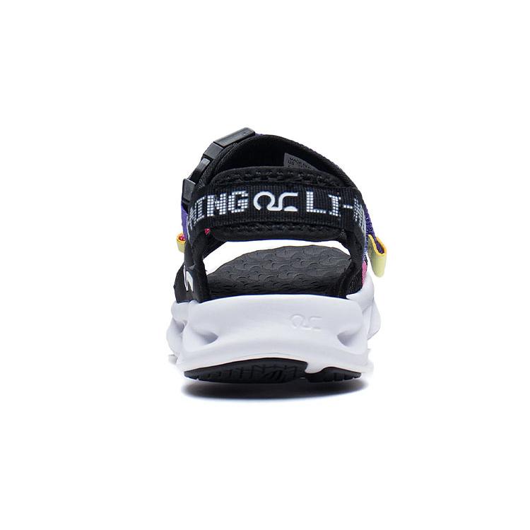 Li Ning YOUNG Коллекция Спортивная Жизнь Сандалии Черно-Розовые Подростковые YKUS004-4