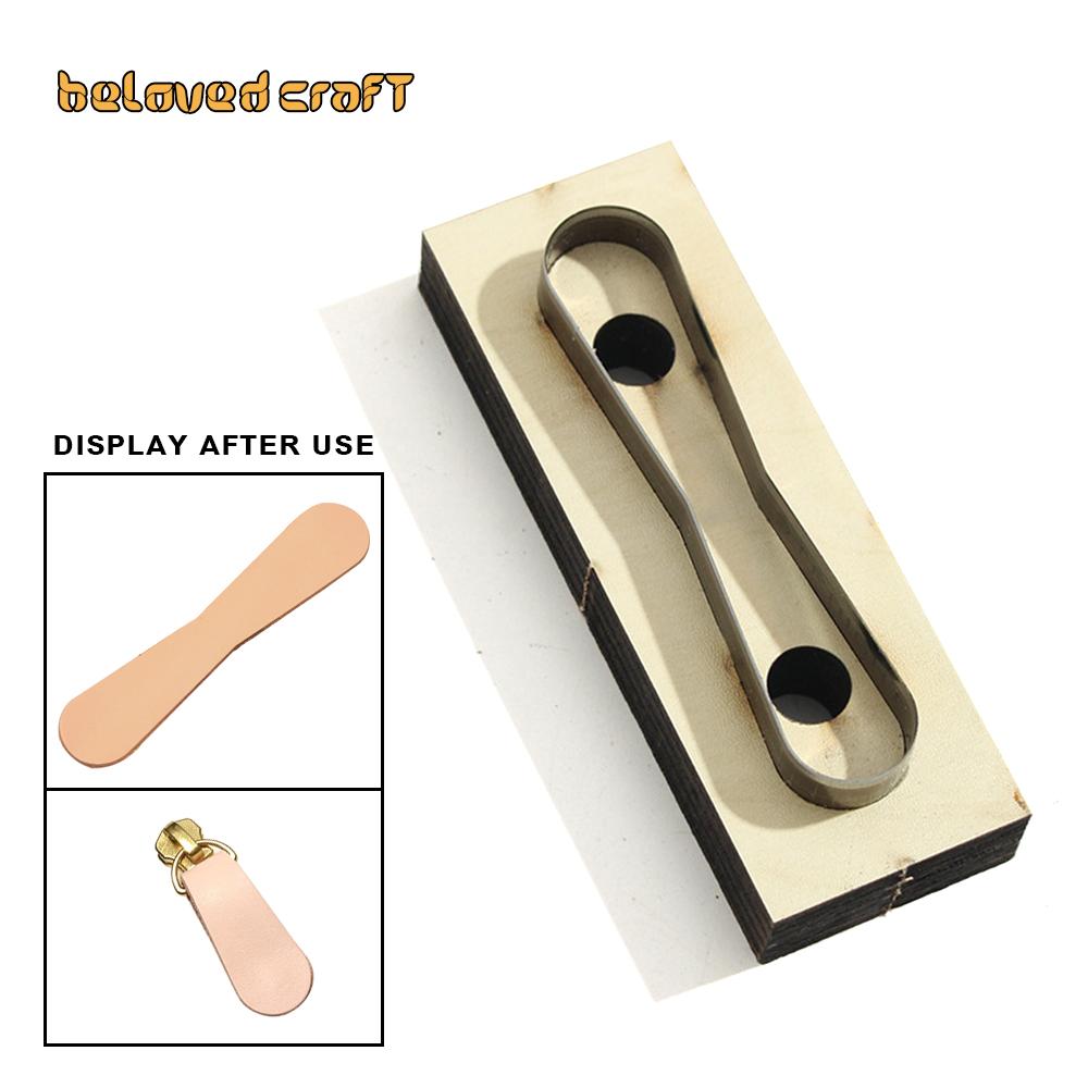 Zipper Leather Cutting Die Cut Mold, Leather Punch Die Set Leather Crafts Kraft Tool Handmade Cutters - Bag Zipper Pullers