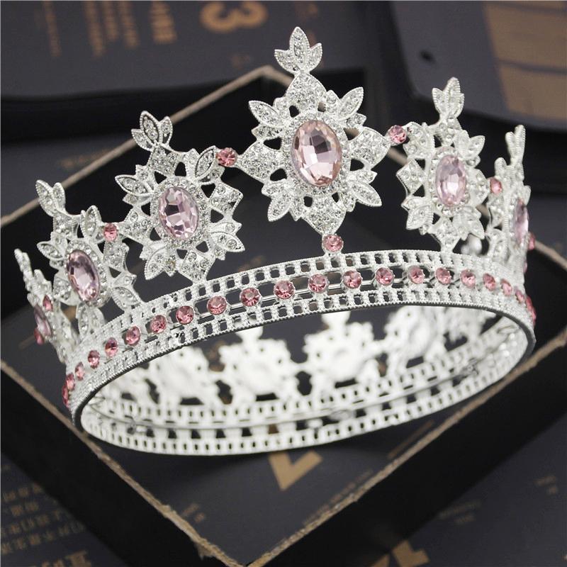 Роскошная свадебная корона, тиары и короны для невесты, королевские украшения для волос, хрустальная диадема, головной убор для выпускного бала, аксессуары для головы, конкурс красоты