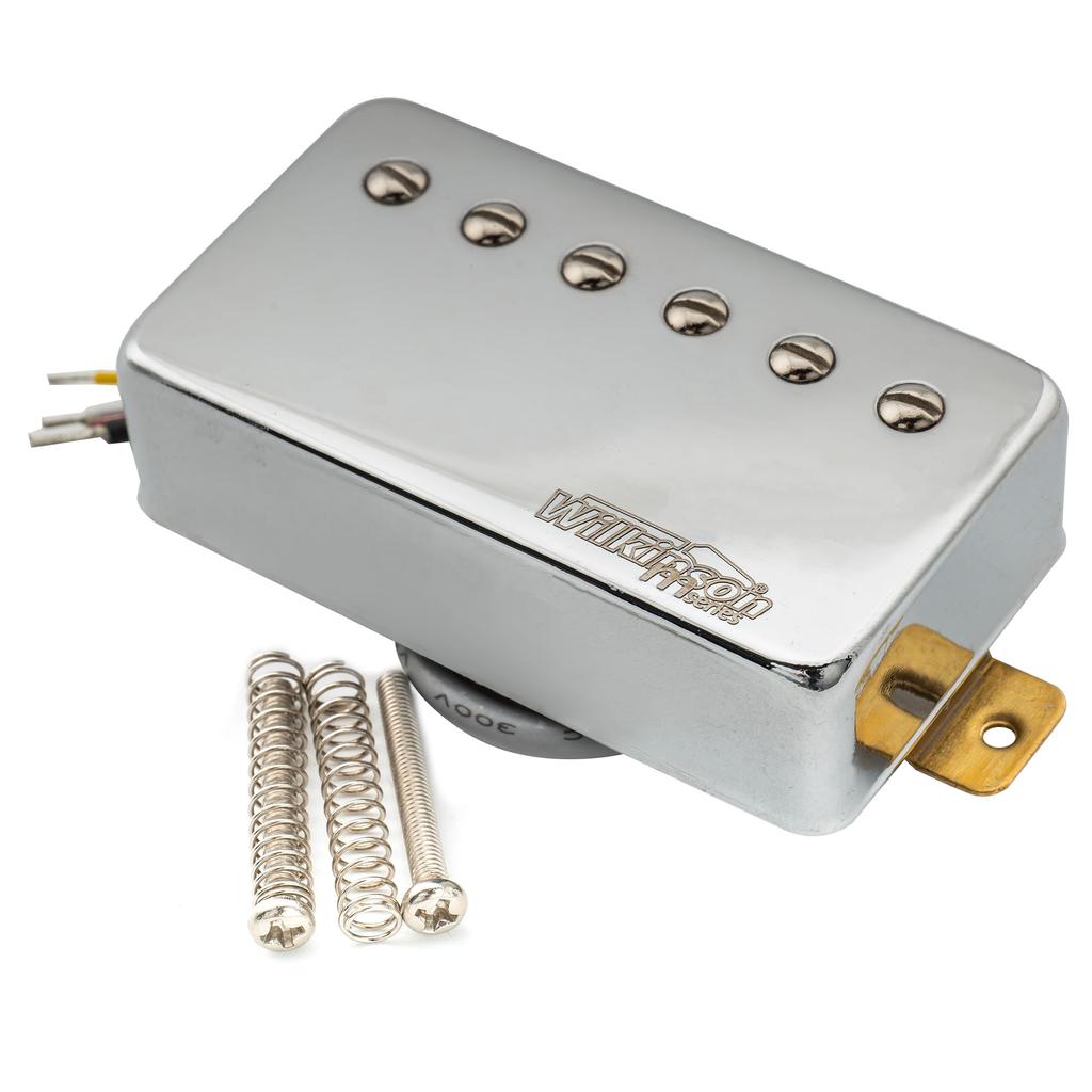 Wilkinson WOCHB Ceramic PAF Humbucker Pickup PU Neck for Les Paul SG Electric Chrome Guitar,