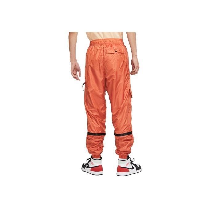 Спортивные брюки Air Jordan с дышащей сеткой и большими карманами, мужские штаны оранжевого цвета DM1866-872