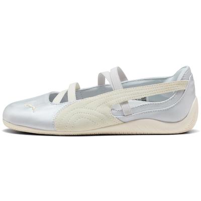 Speedcat Ballet Satin Silver Mist теплые белые женские кроссовки 404383-03