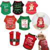 Funny Cosplay Puppy Christmas Vest Pet Party Clothes Dog Sweatshirts Halloween Costume