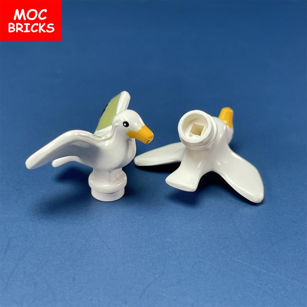 30 шт./лот MOC Кирпичики Животное Птица Чайка Крылья Строительные Блоки совместимые с 12891pb01 Игрушки Для Детей Образовательные Подарки