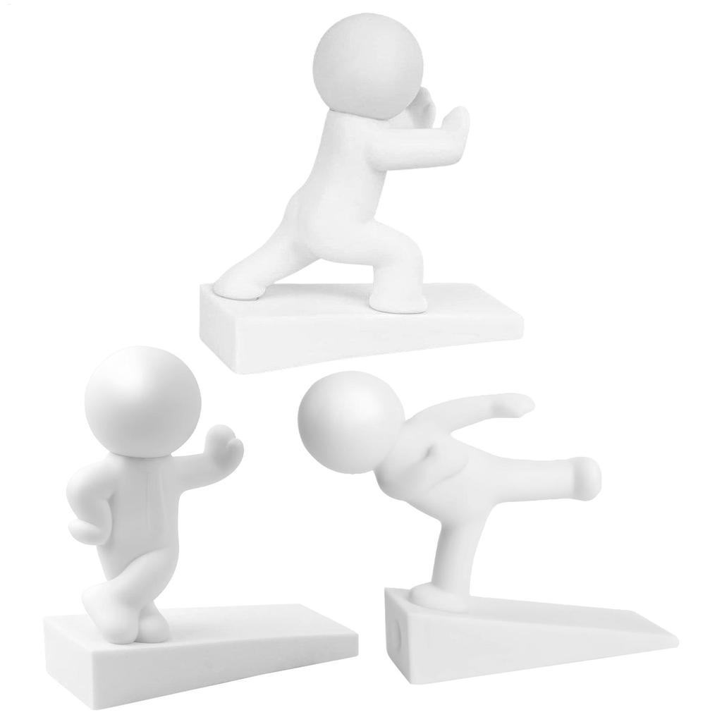 1 шт. Стопор для двери Нескользящий Ограничитель двери Декоративный клин для двери для дома, квартиры, рабочего места, общежития, спальни, гаража, отеля