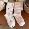 Winter Thickened Floor Stockings Cute Mink Velvet Middle Tube Socks  New Year's Gift