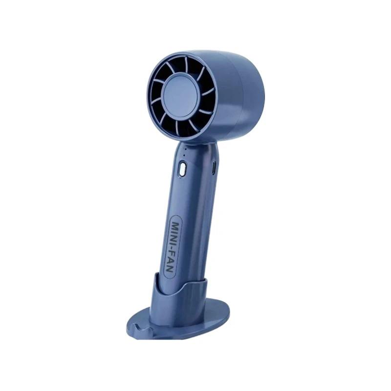 T10 Portable Handheld Fan: Silent, Strong Wind with Three Speed Settings