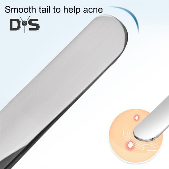 Набор из 7 инструментов для удаления черных точек из нержавеющей стали, набор для удаления угрей, профессиональное средство для удаления черных точек, белых угрей и прыщей для лица