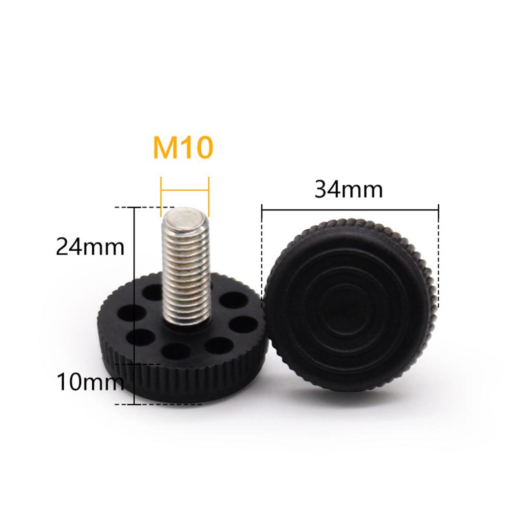 10 шт. противоскользящие ножки для мебели, регулируемая высота, пластиковая подставка для ножек стола, подставка для шкафа, выравниватель пола, протектор