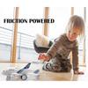 Friction-Powered Toy Airplane with Lights and Sounds for Toddlers, 1:200 Scale Aircraft for Kids, Toy Vehicles for Boys & Girls