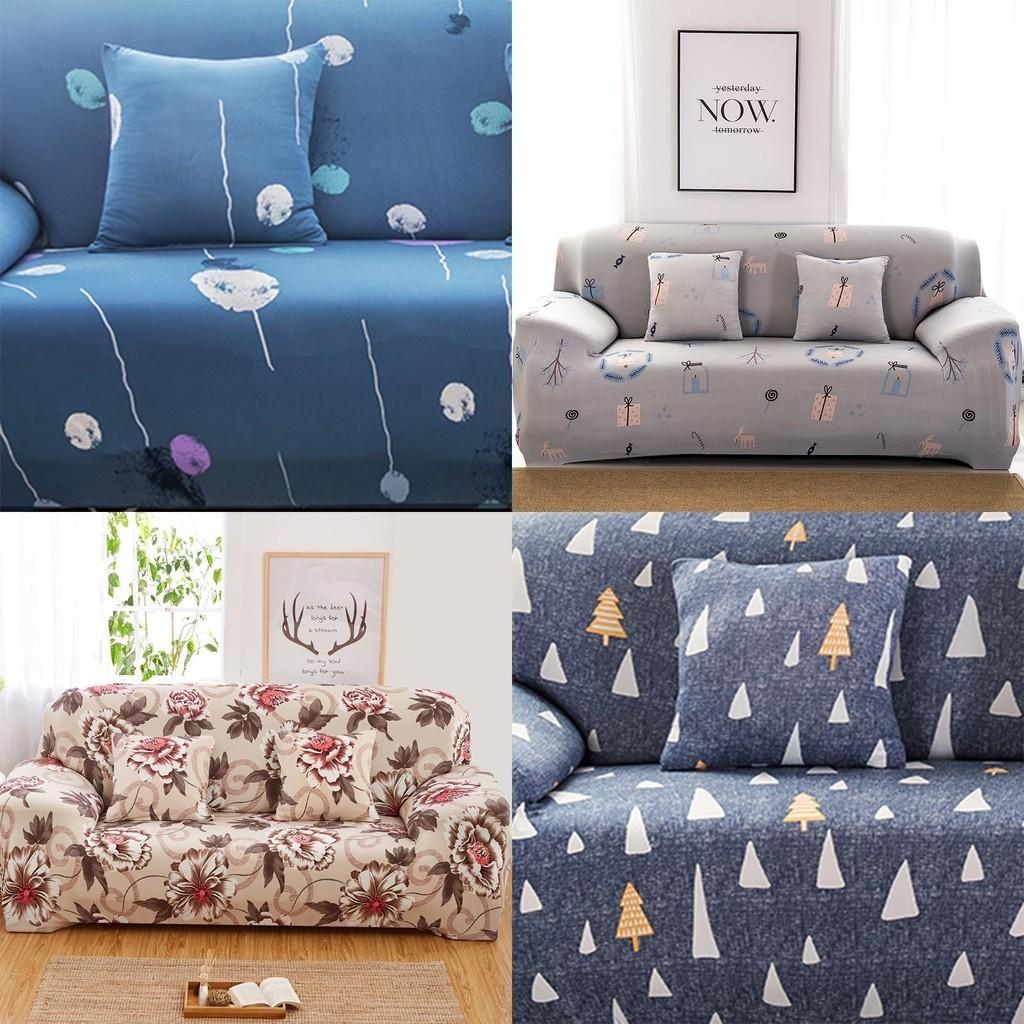 Высококачественный чехол на диван с цветочным принтом, отличной посадкой и эластичностью для диванов разных размеров