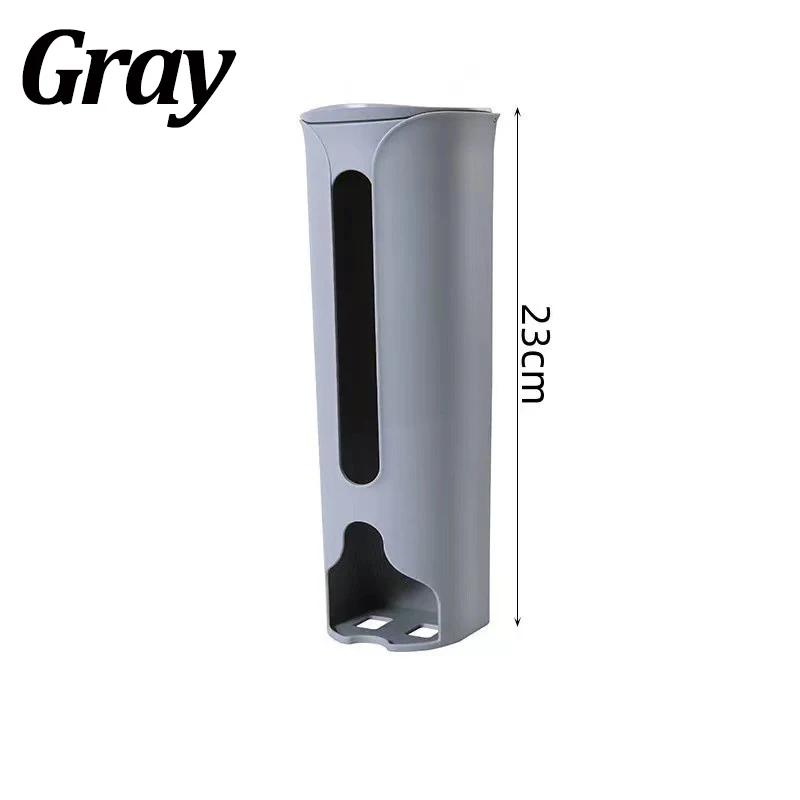 Wall Hanging Garbage Bag Storage Box Kitchen Plastic Bag Holder Organizer Bathroom Trash Bags Dispenser Kitchen Accessories 24cm