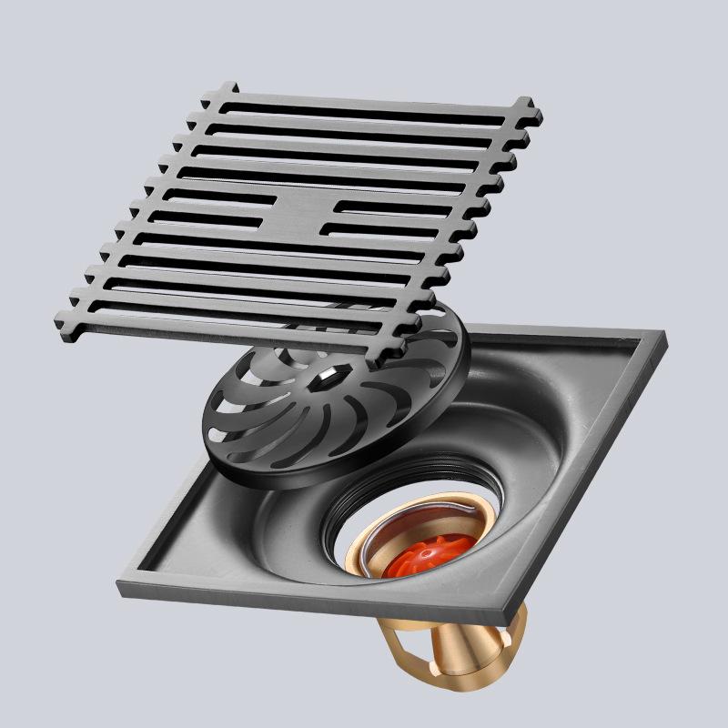 Stainless steel floor drain anti odor washing machine shower balcony terrace universal hardware bathroom accessories