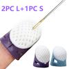 5PCS Silicone Thimbles Anti-stick Finger Cover Household Sewing Finger Protector Multifunctional Finger Sleeve Craft Sewing Tool