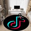 1 шт. Ковер-сиденье с логотипом TikTok для офиса - Внутренний нескользящий моющийся ковер из полиэфирного волокна, Мягкий удобный коврик для офиса yy250928032