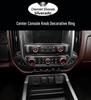 14-18 Chevy Silverado A/C Audio Knob Ring - Interior Modification